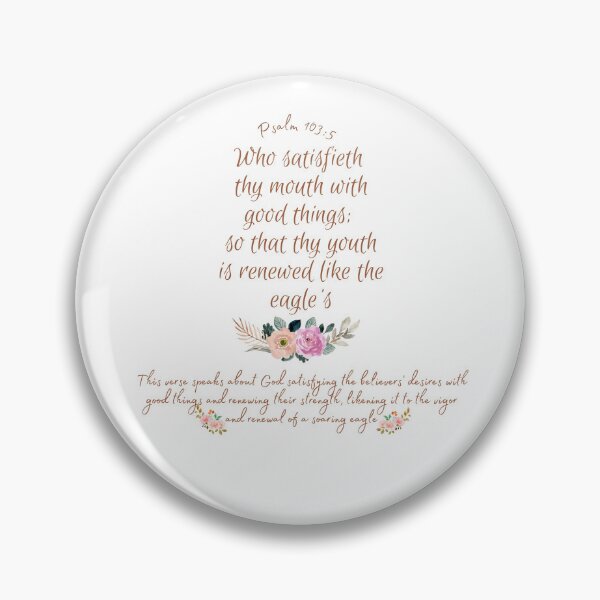 Item preview, Psalm 103 5 Sticker / T Shirt designed and sold by Designsleashed.