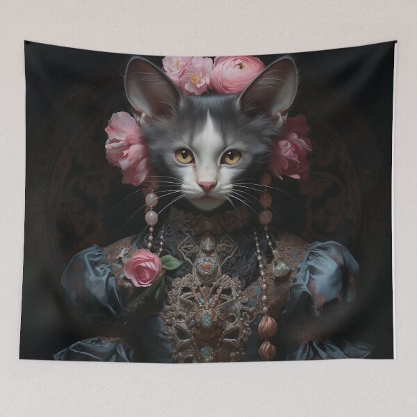 Item preview, Sphinx Cat In Dress designed and sold by Obsidian Ink by Wilshire.