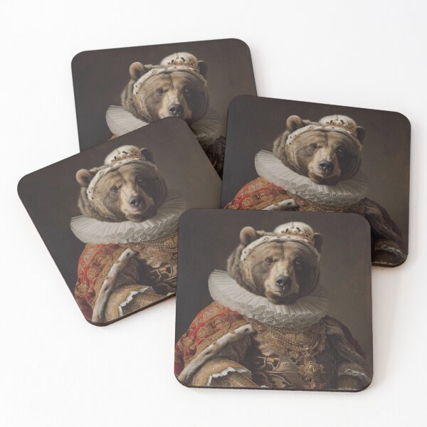 Item preview, Girzzly Bear Desiderius Erasmus (1466-1536) - Renaissance Portrait designed and sold by MobAesthetic.