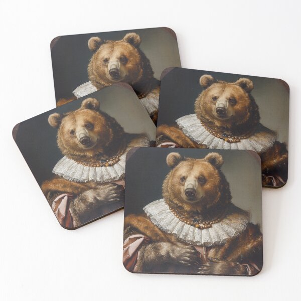 Item preview, Grizzly Bear  - Renaissance Portrait designed and sold by MobAesthetic.