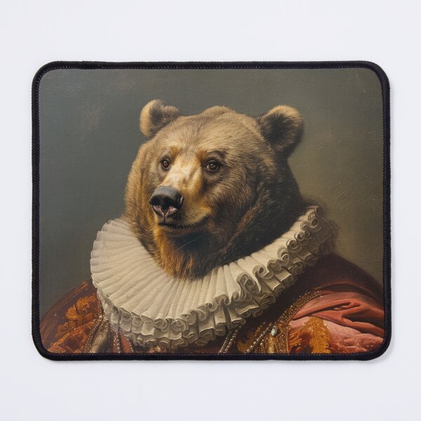 Item preview, Grizzly Bear  - Renaissance Portrait designed and sold by MobAesthetic.