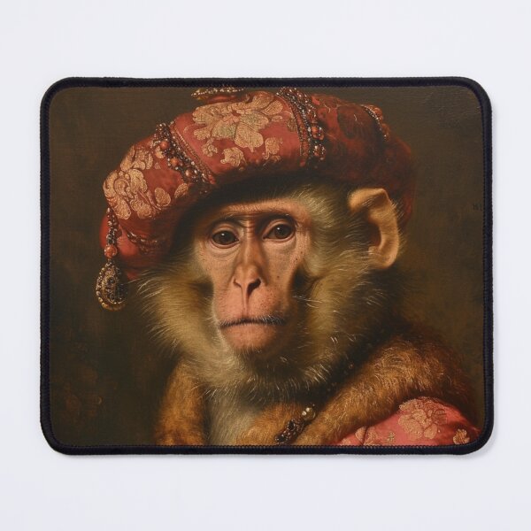 Item preview, Monkey Ignatius of Loyola (1491-1556) - Renaissance Portrait designed and sold by MobAesthetic.