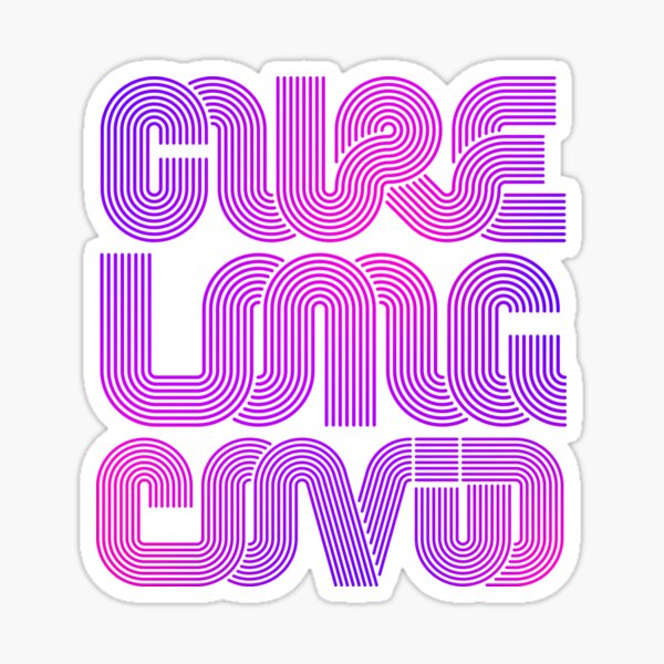 Item preview, Cure Long Covid (purple/pink) designed and sold by sarahwlongcovid.