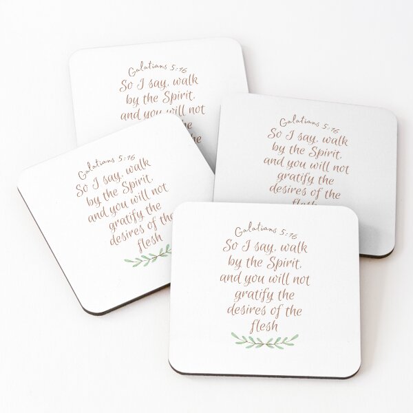 Item preview, Galatians 5:16 Sticker / T Shirt designed and sold by Designsleashed.