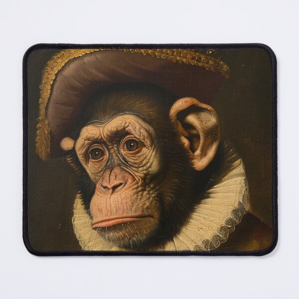 Item preview, Monkey Paracelsus (1493-1541) - Renaissance Portrait designed and sold by MobAesthetic.