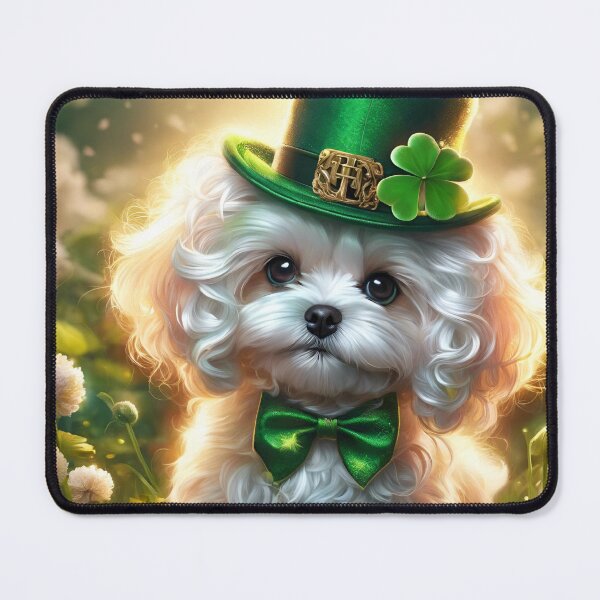Item preview, Lucky Leprechaun Shih Tzu St. Patrick's Day designed and sold by purplesensation.