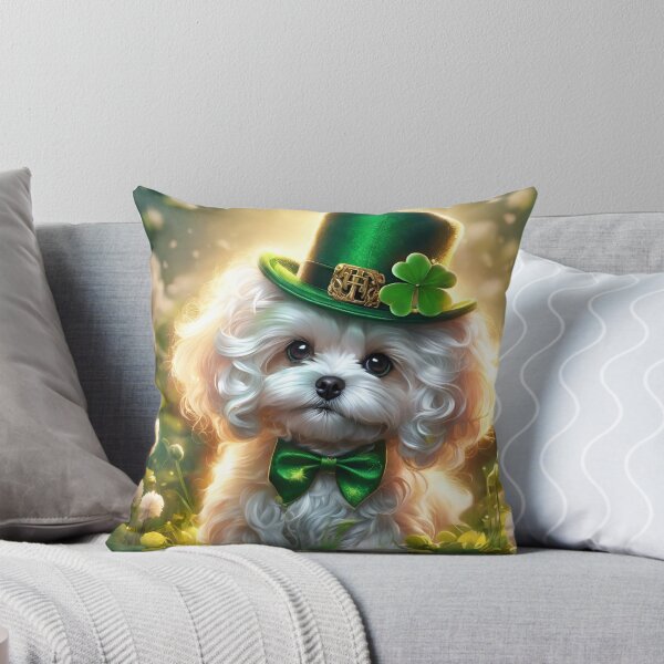 Item preview, Lucky Leprechaun Shih Tzu St. Patrick's Day designed and sold by purplesensation.