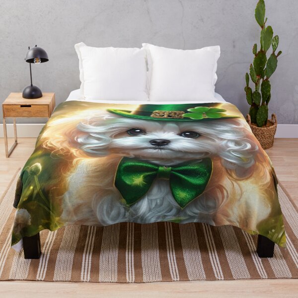 Item preview, Lucky Leprechaun Shih Tzu St. Patrick's Day designed and sold by purplesensation.
