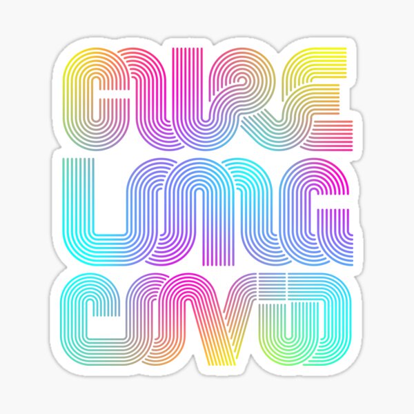 Item preview, Cure Long Covid (rainbow) designed and sold by sarahwlongcovid.