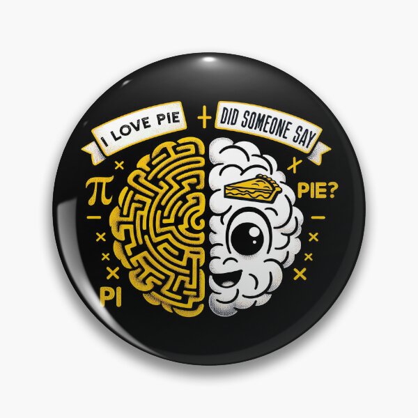 Artikelvorschau, Geschenk zum Pi-Tag für Mathe-Schüler und -Lehrer – „Hat jemand Pie-Gehirn gesagt?“-T-Shirt entworfen und verkauft von MAPDDesigns.