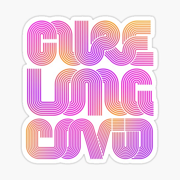 Item preview, Cure Long Covid (pink/orange) designed and sold by sarahwlongcovid.
