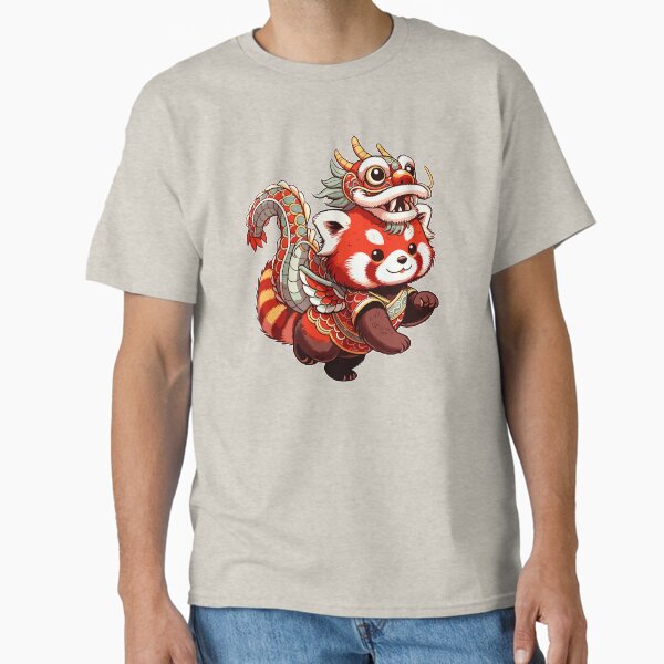 Item preview, Year of Dragon, Chinese Dragon Dance Red Panda designed and sold by LeChocoholic.