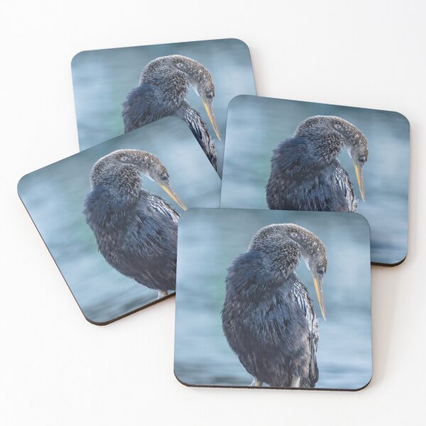 Item preview, Anhinga Snake Bird grooming in the Sun designed and sold by utakloss.