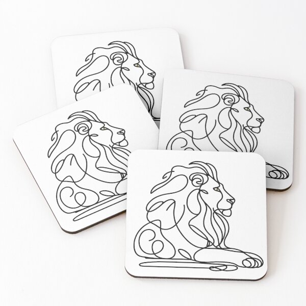 Item preview, Lion - Line Art Minimalism designed and sold by HausKatz.