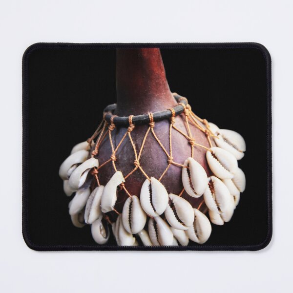 Item preview, West African Shekere Gourd Shaker designed and sold by heatherfriedman.