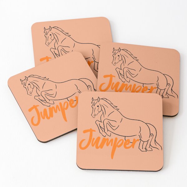 Item preview, Jumping Horse sketch with Orange Text designed and sold by DappledMoon.