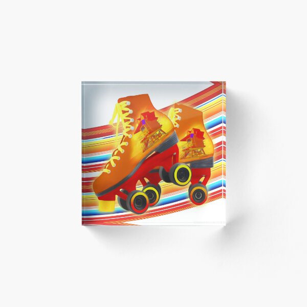 Item preview, Patinaje sobre ruedas en Miami Beach: diversión bajo el sol designed and sold by Chrystyne Novack.