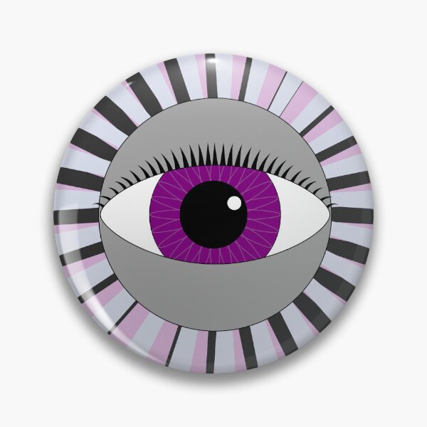 Item preview, Asexual pride eye sees into your soul designed and sold by PhineasSpoon.