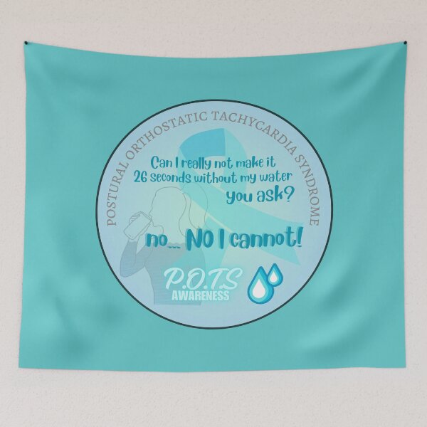 Item preview, 26 Seconds Without Water - POTS awareness  designed and sold by blankslategardn.