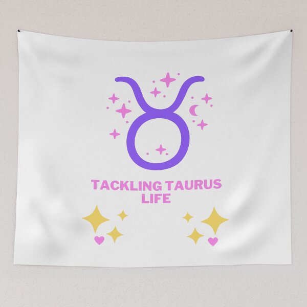 Item preview, Tackling Taurus Life - Pink And Purple designed and sold by MadeByJadex.
