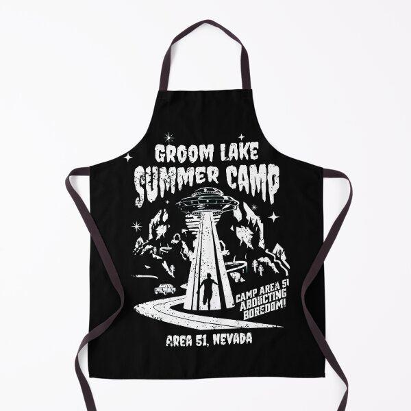 Item preview, Groom Lake Summer Camp - Funny Area 51 Alien UFO Graphic designed and sold by SpookshowDesign.