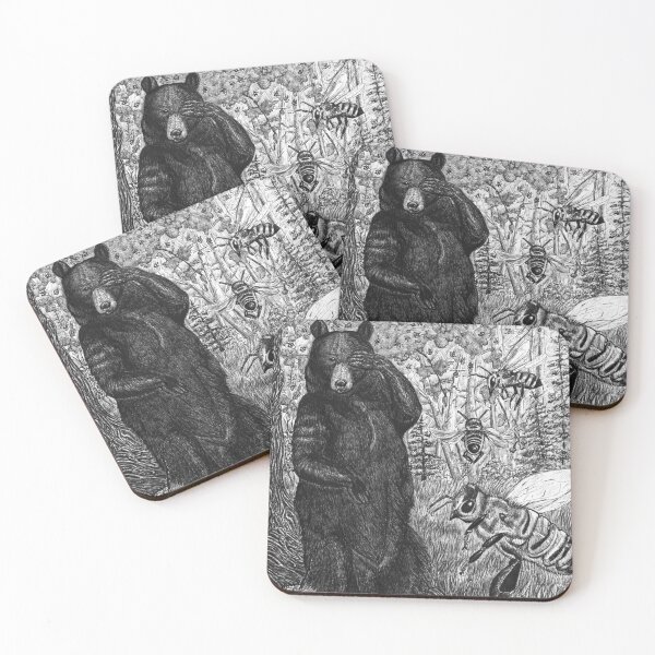 Item preview, The Bear and the Bees designed and sold by Kristen Britain.