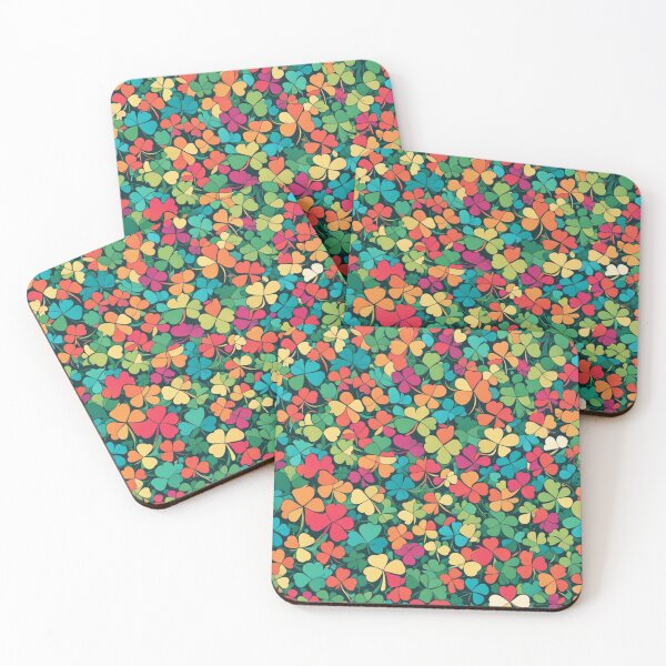 Item preview, Abstract Colorful Clover Pattern designed and sold by calibrit.