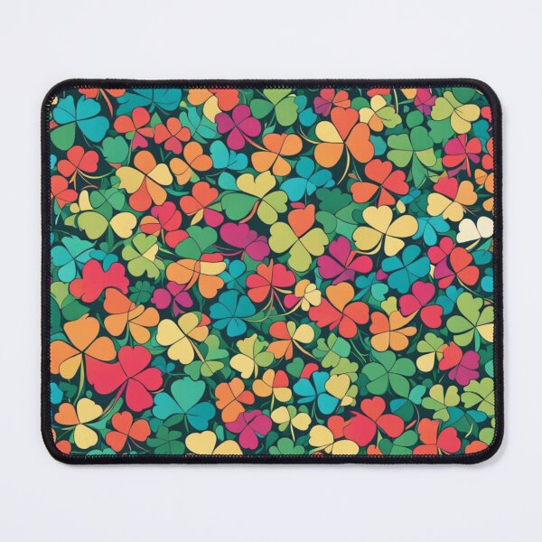 Item preview, Abstract Colorful Clover Pattern designed and sold by calibrit.