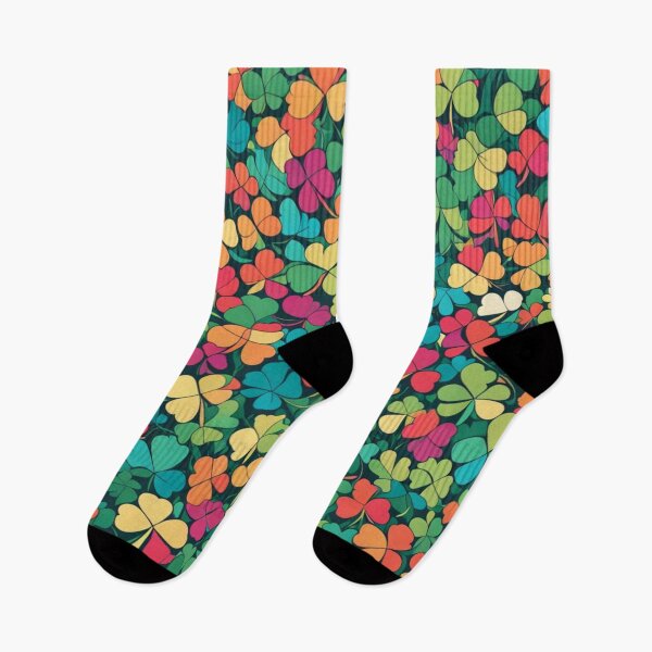Item preview, Abstract Colorful Clover Pattern designed and sold by calibrit.