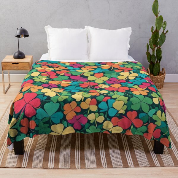 Item preview, Abstract Colorful Clover Pattern designed and sold by calibrit.