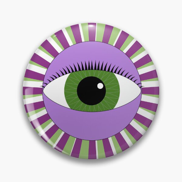 Item preview, Genderqueer pride eye sees into your soul designed and sold by PhineasSpoon.