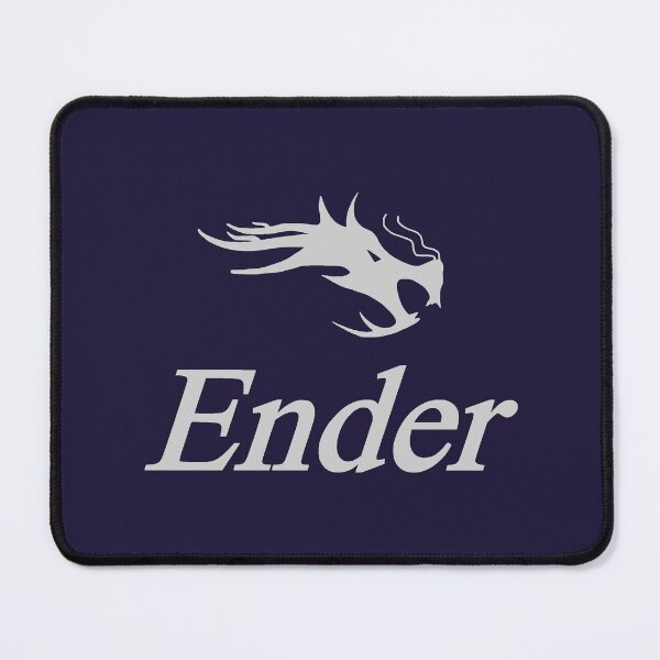 Item preview, White Ender Logo and Text designed and sold by hhoop.
