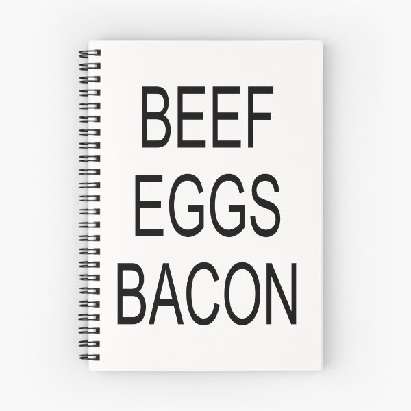 Item preview, BEEF EGGS BACON designed and sold by TeAnne.