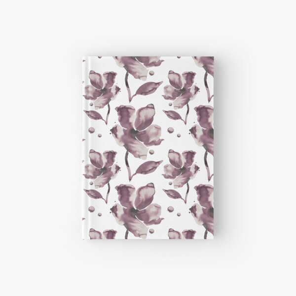 Amelie – Mauve on White Hardcover Journal
