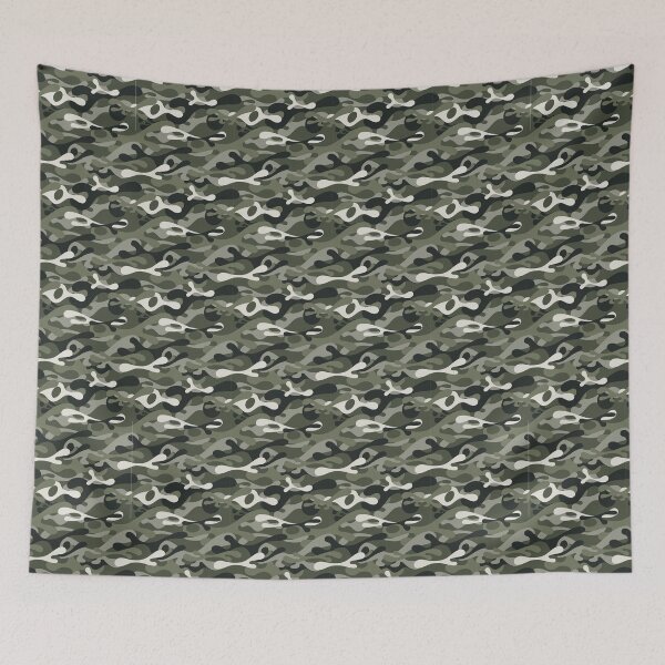 Item preview, Military camouflage pattern, gray & black printed pattern. For those who love the army, soldiers, police, for teenagers, men and women. designed and sold by isaartboho.