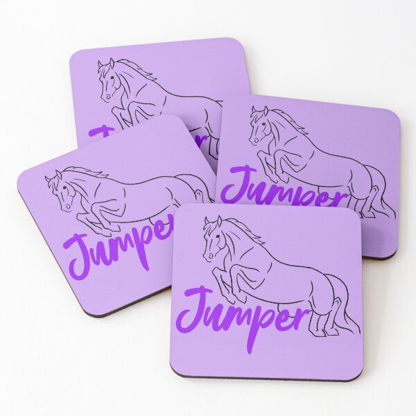 Item preview, Jumping Horse Sketch with Purple Text designed and sold by DappledMoon.