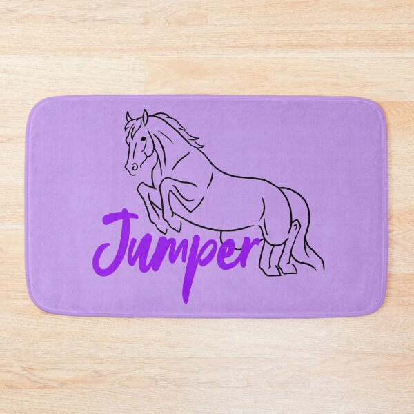 Item preview, Jumping Horse Sketch with Purple Text designed and sold by DappledMoon.