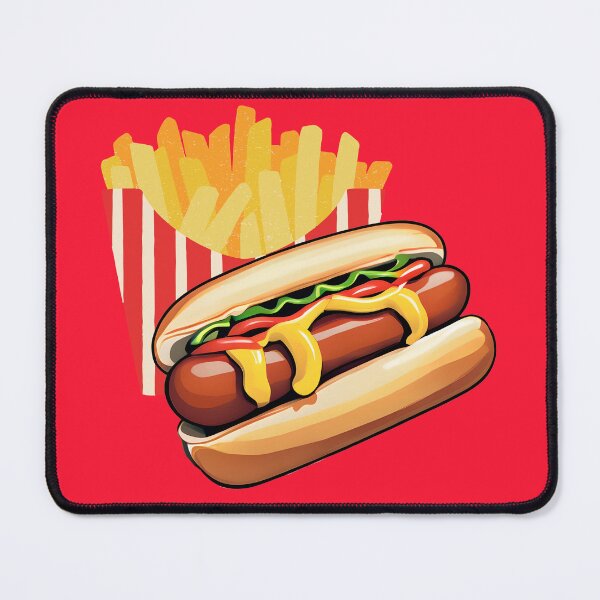 Item preview, Hot Dog and French Fries designed and sold by DesignsBuyGem.