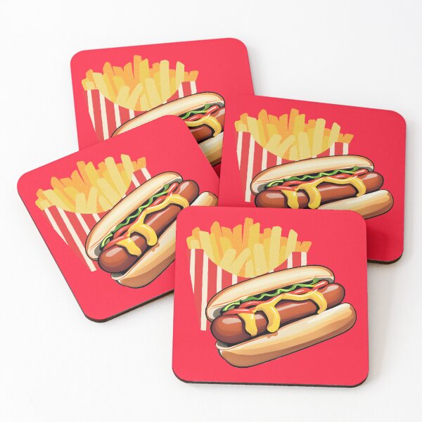 Item preview, Hot Dog and French Fries designed and sold by DesignsBuyGem.