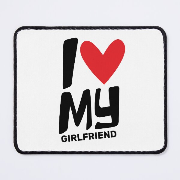 Item preview, Graphic I Heart My Girlfriend I Love My Girlfriend Valentines Day Red Heart designed and sold by darkskydelights.