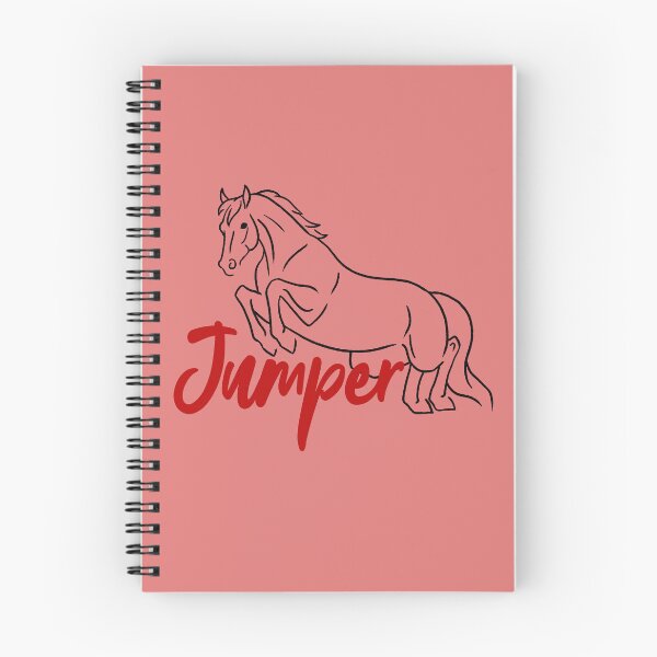 Item preview, Jumping Horse Sketch with Red Text designed and sold by DappledMoon.