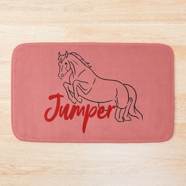 Item preview, Jumping Horse Sketch with Red Text designed and sold by DappledMoon.