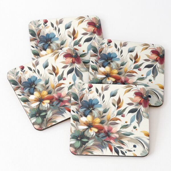 Item preview, Artistic Floral Brushstrokes designed and sold by Graffiti-Space.
