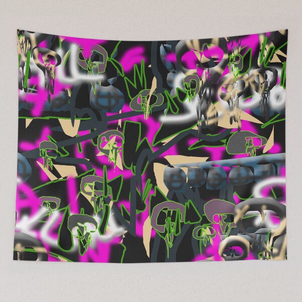 Item preview, Skulls and Balls (Television Pink) designed and sold by skullbal.