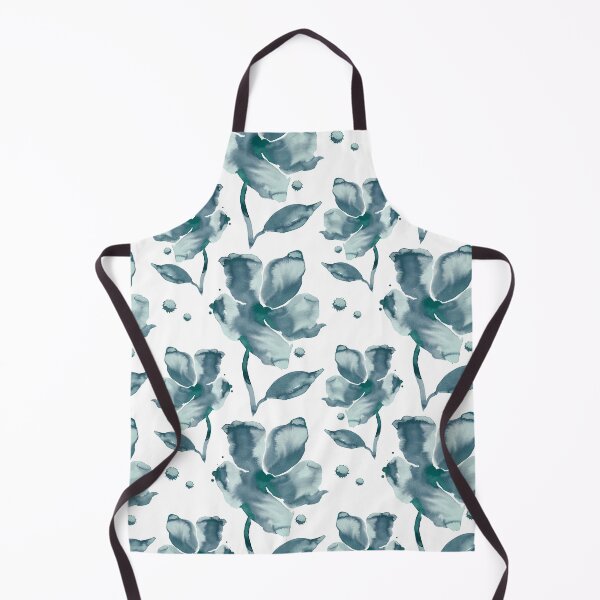 Item preview, Amelie – Moonstone Blue on White designed and sold by Elizabeth Becker.