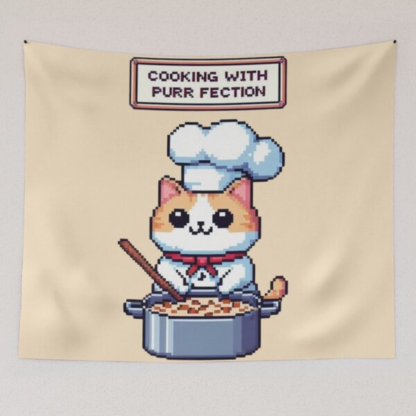 Item preview, "Gastronomy with a Feline Twist" designed and sold by Isai-64v16.