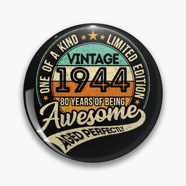 Item preview, One of a kind  - 80 years of being awesome - Vintage 1944 birthday designed and sold by oudinmeissArt.