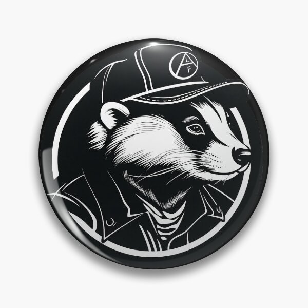 Item preview, Animal Liberation Front - Vegan Badger designed and sold by ResistNormality.