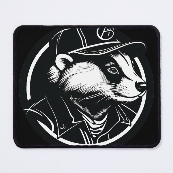 Item preview, Animal Liberation Front - Vegan Badger designed and sold by ResistNormality.