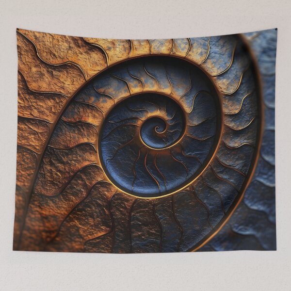 Item preview, Bronze intricate surface illuminated landscape print designed and sold by dcrc.